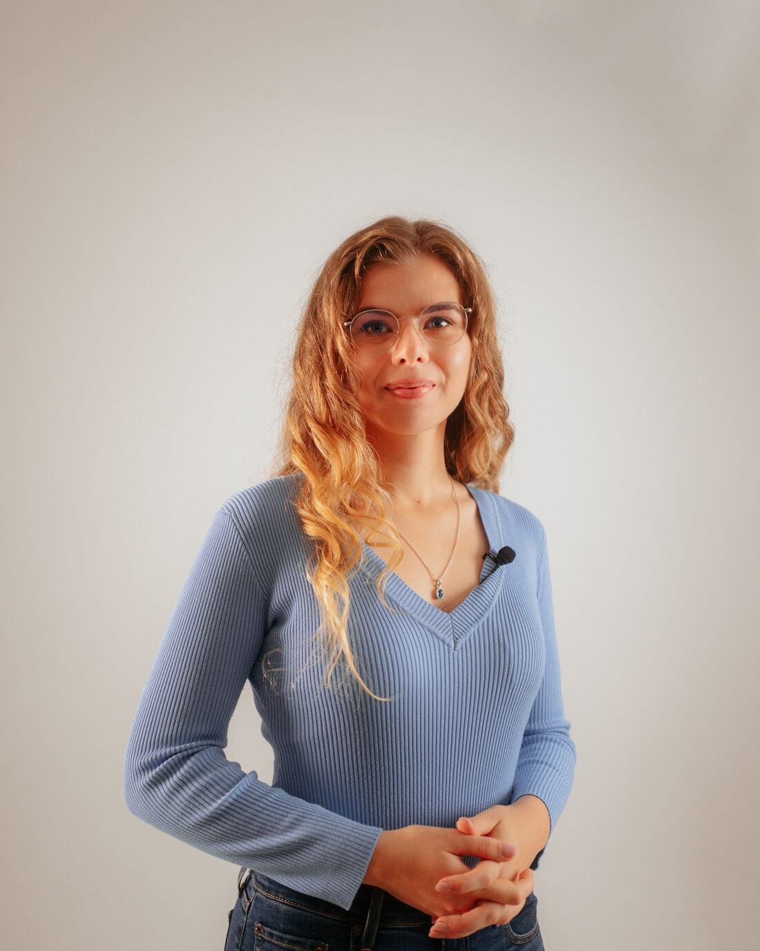 Annie im Studio, Portrait